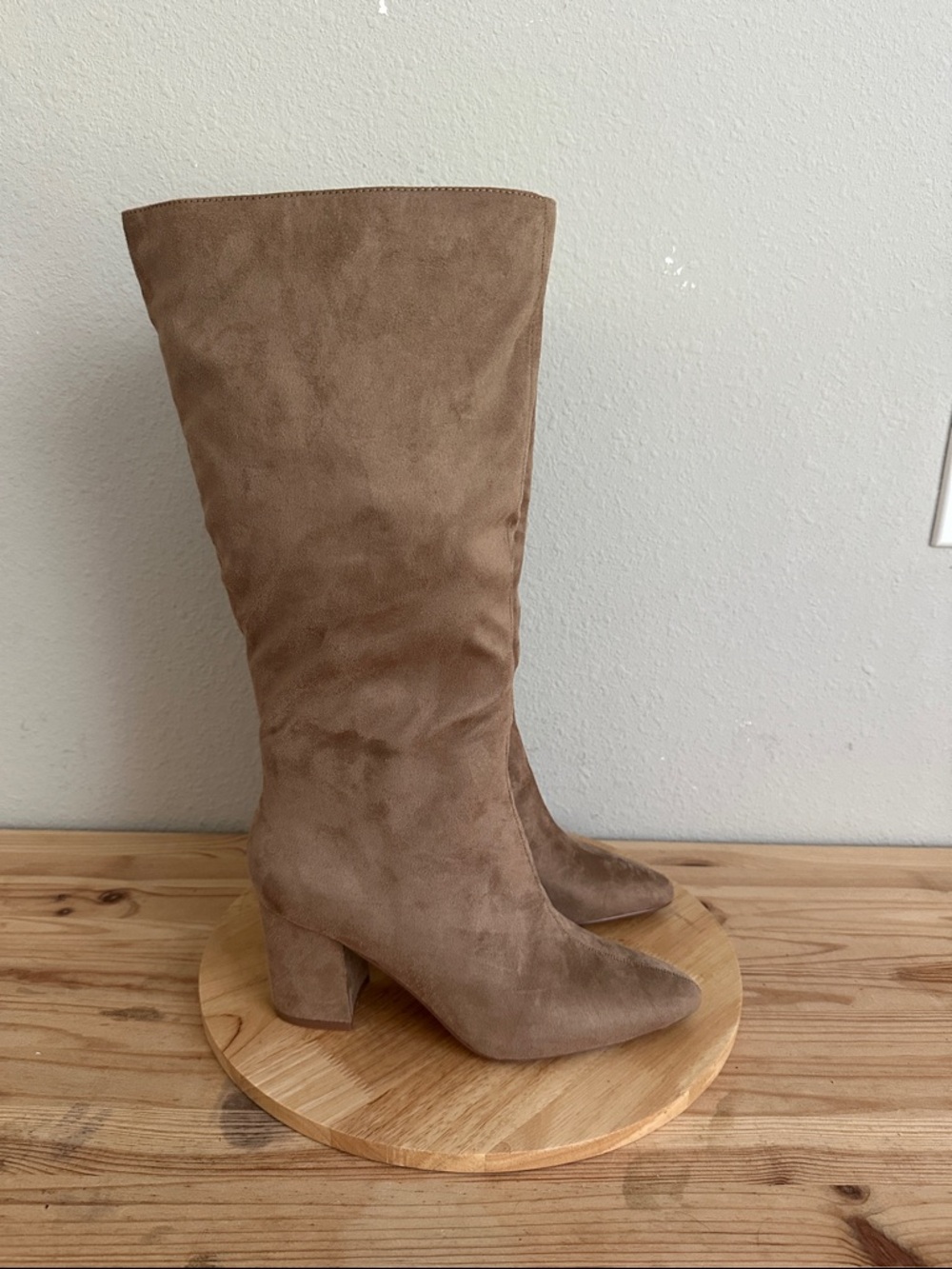 Journee Collection Womens Ameylia Block Heel Dress Boots